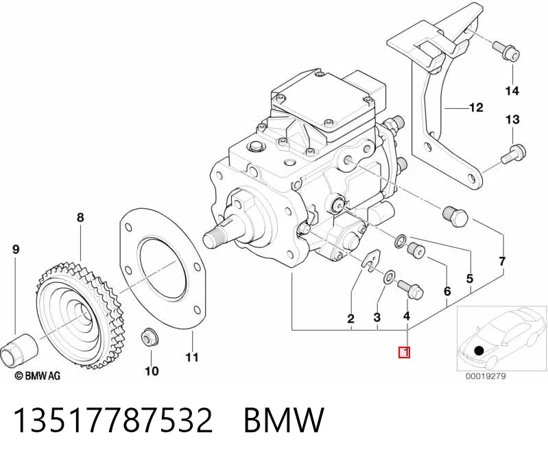 Купити Паливний насос високого тиску BMW 5  E39
