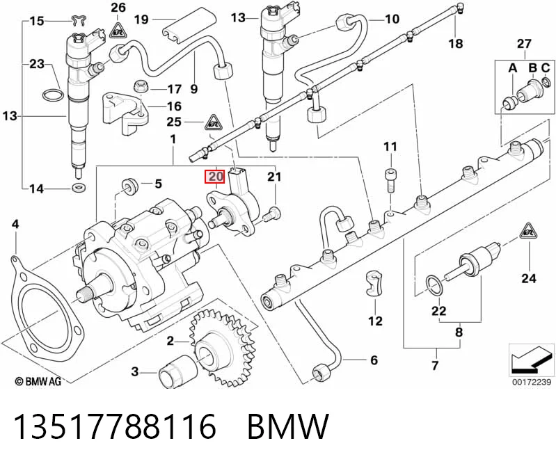 Купити 986437004 Bosch Насос паливний високого тиску (ПНВТ) - DIESEL