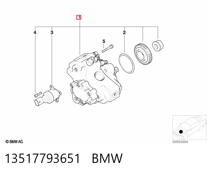 Купити 986437323 Bosch Насос паливний високого тиску (ПНВТ) - DIESEL