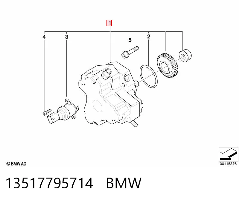 Паливний насос високого тиску 986437323 Bosch