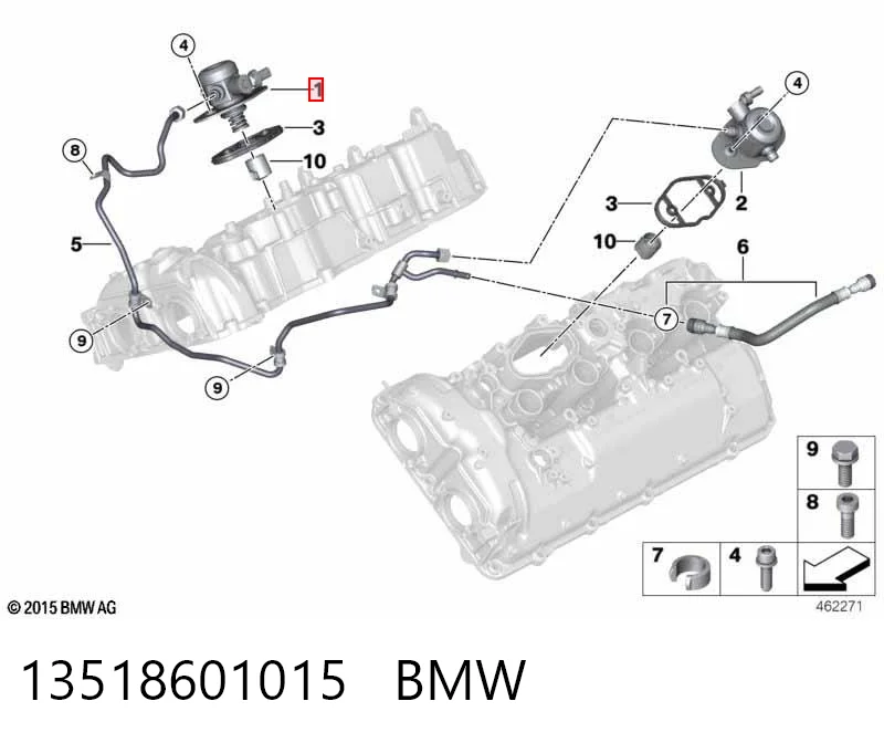 13518601015 BMW Насос паливний високого тиску (ПНВТ)