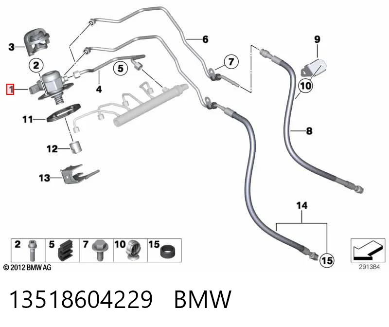 13518604229 BMW Насос паливний високого тиску (ПНВТ)