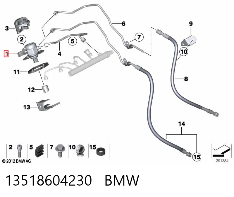 13518604230 BMW Насос паливний високого тиску (ПНВТ)