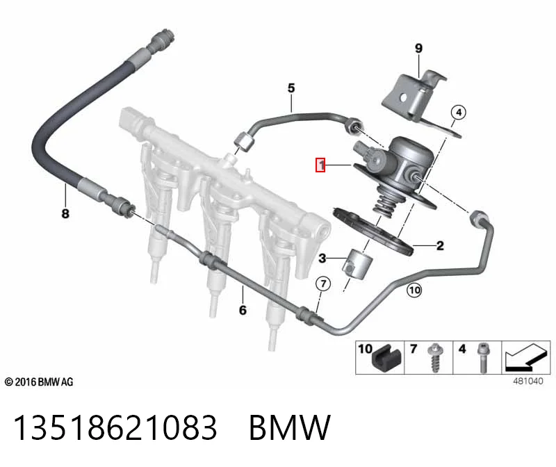  Паливний насос високого тиску BMW X1 