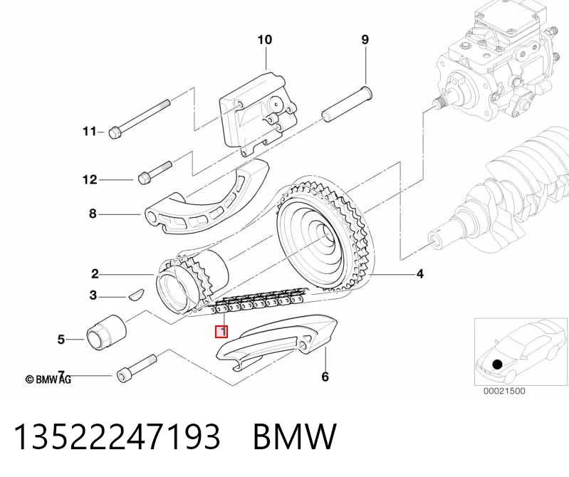 Купити Ланцюг ГРМ BMW 3  E46