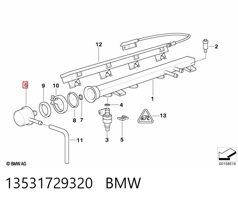 Регулятор тиску палива 280160697 Bosch