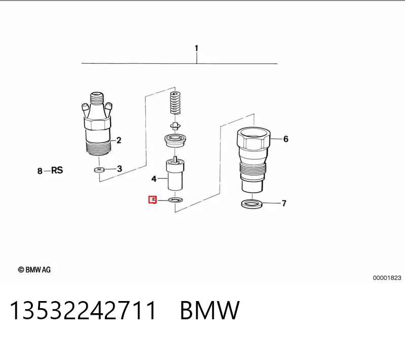 9950771 Fiat/Alfa/Lancia Шайба форсунки верхня