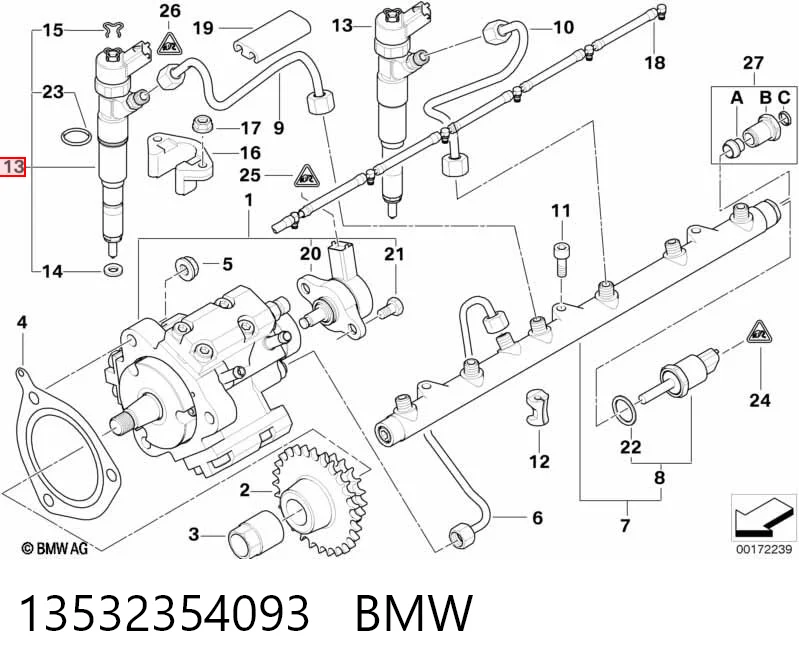 Купити 445110029 Bosch Форсунка дизельна в зборі, розпилювач + тримач