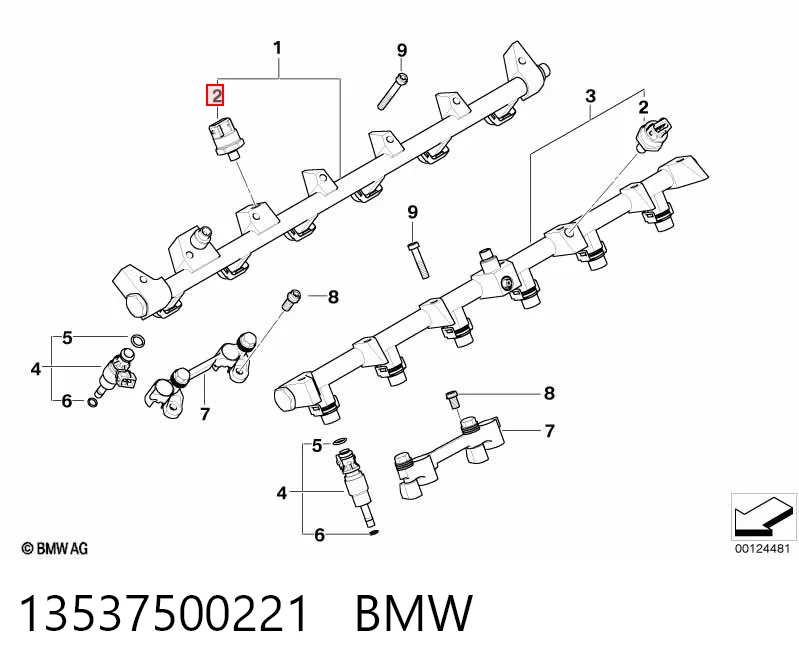 13537500221 BMW Манометри