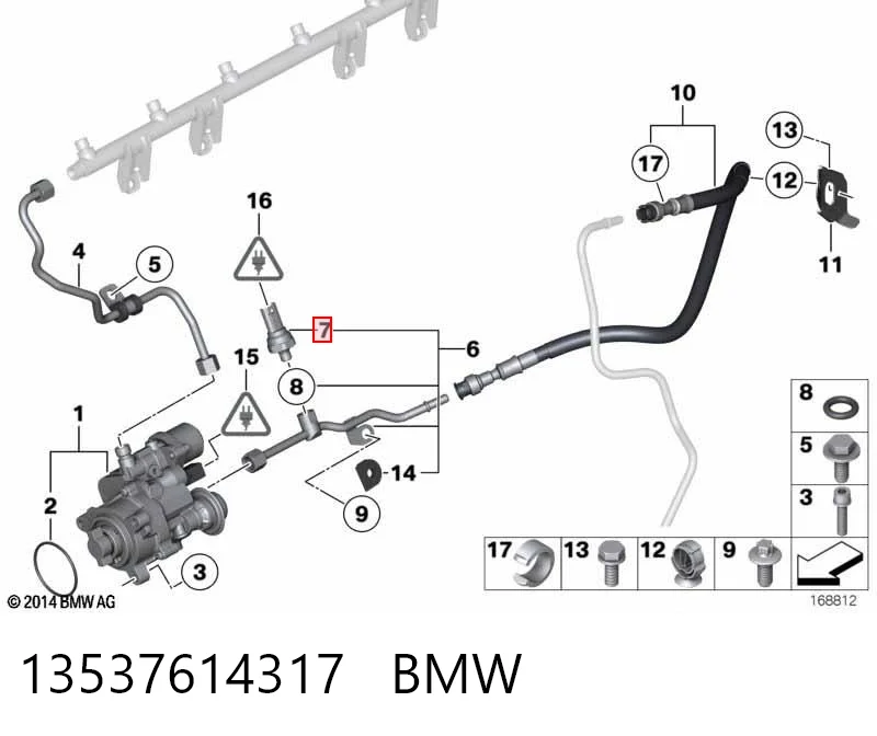 13537614317 BMW Манометри
