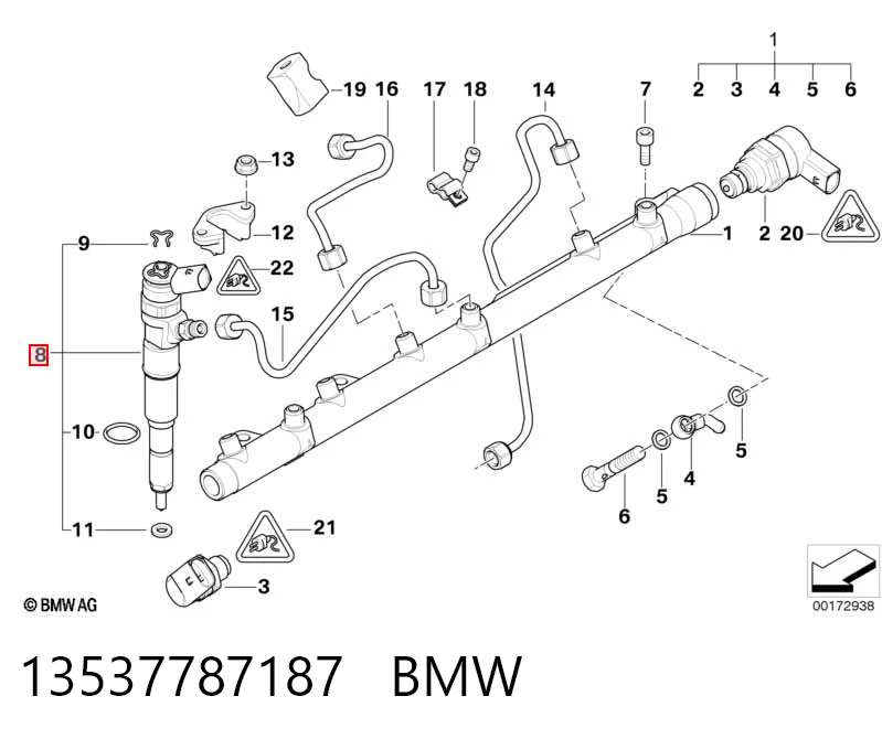 Купити Паливні форсунки BMW 3  E46