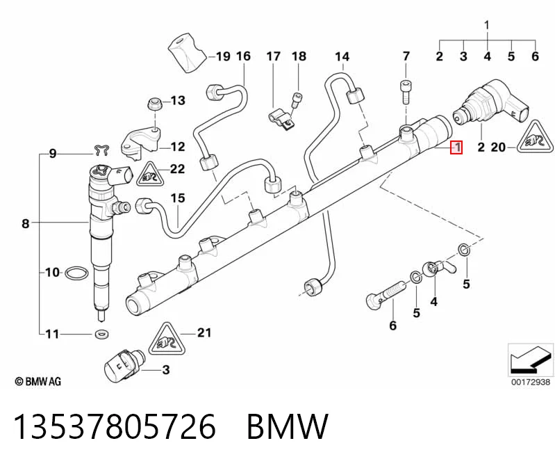 13537805726 BMW Розподільник палива