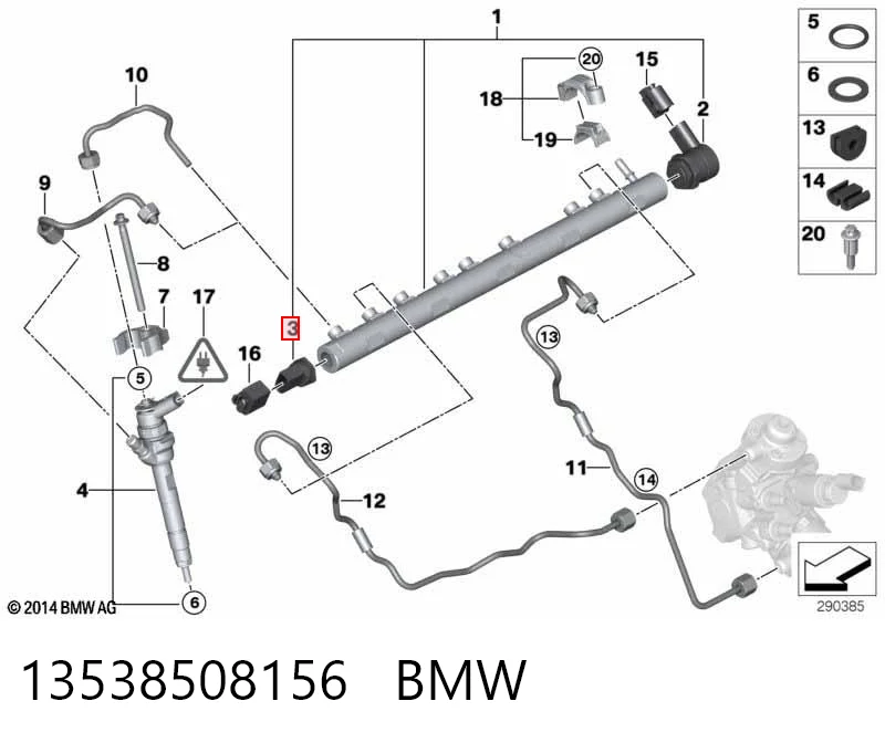 Купити 281006245 Bosch Датчик тиску палива
