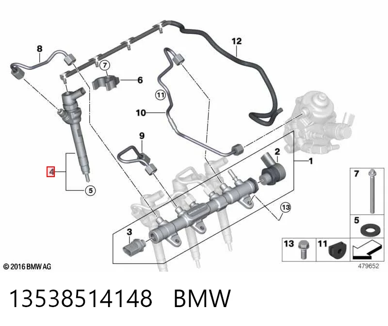 Купити Паливні форсунки BMW 5  G30, F90