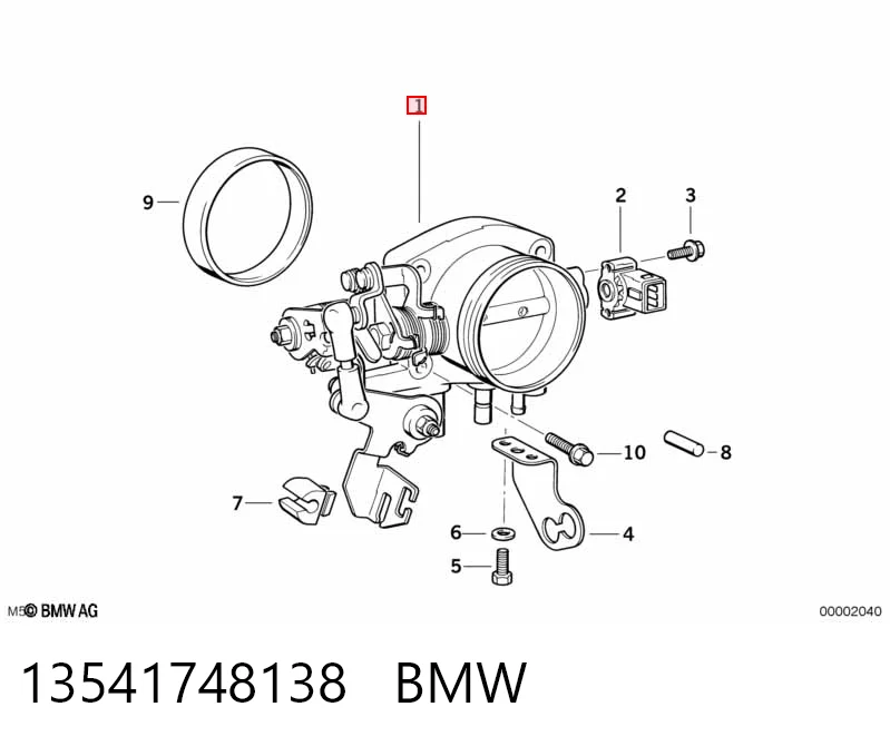 Блок дросельної заслінки BMW 5 седан (E34) (1987 - 1995) ціна, від 9.92 USD