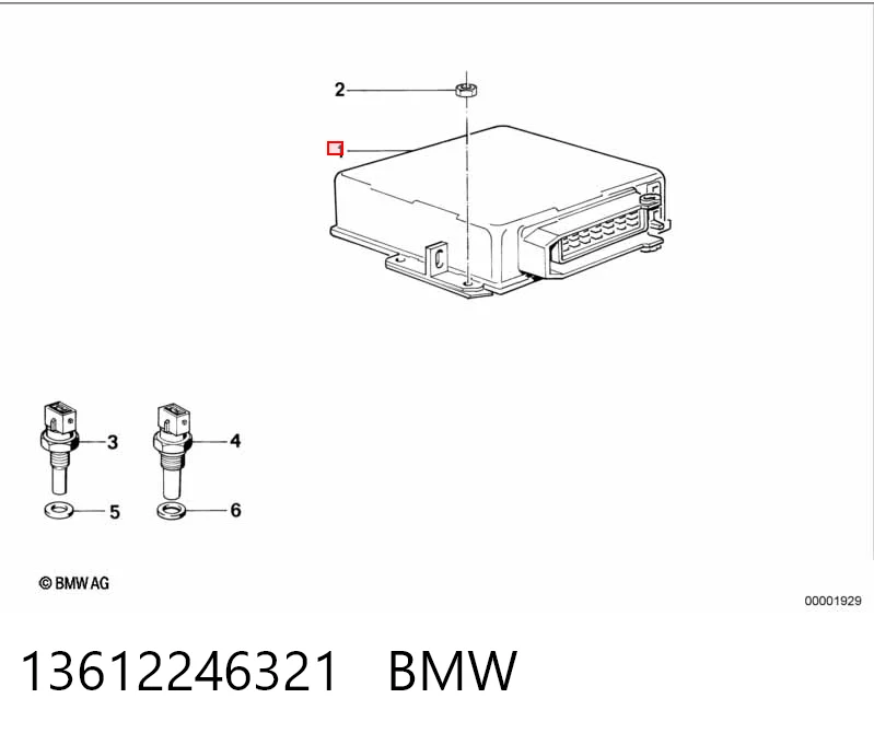  Електронний блок керування двигуном BMW 5 
