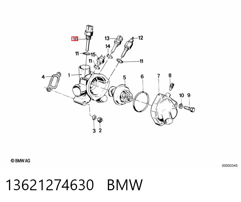 Термодатчик охолоджуючої рідини Peugeot/Citroen 024247 ціна, від 201.31 USD