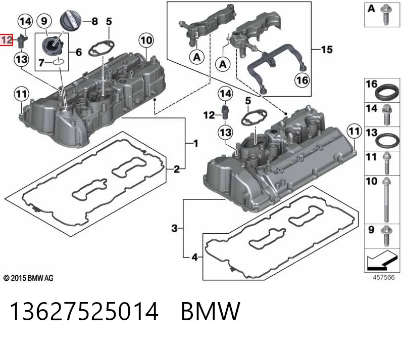 13627525014 BMW Датчик розподільного вала