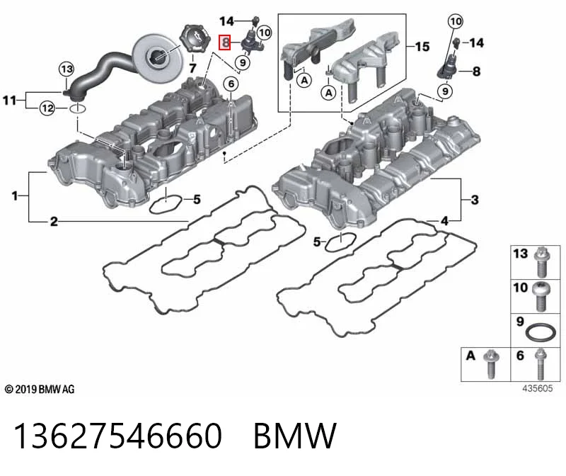 13627546660 BMW Датчик розподільного вала