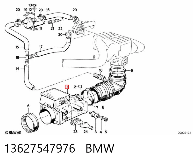 280202050 Bosch Датчик витрати повітря