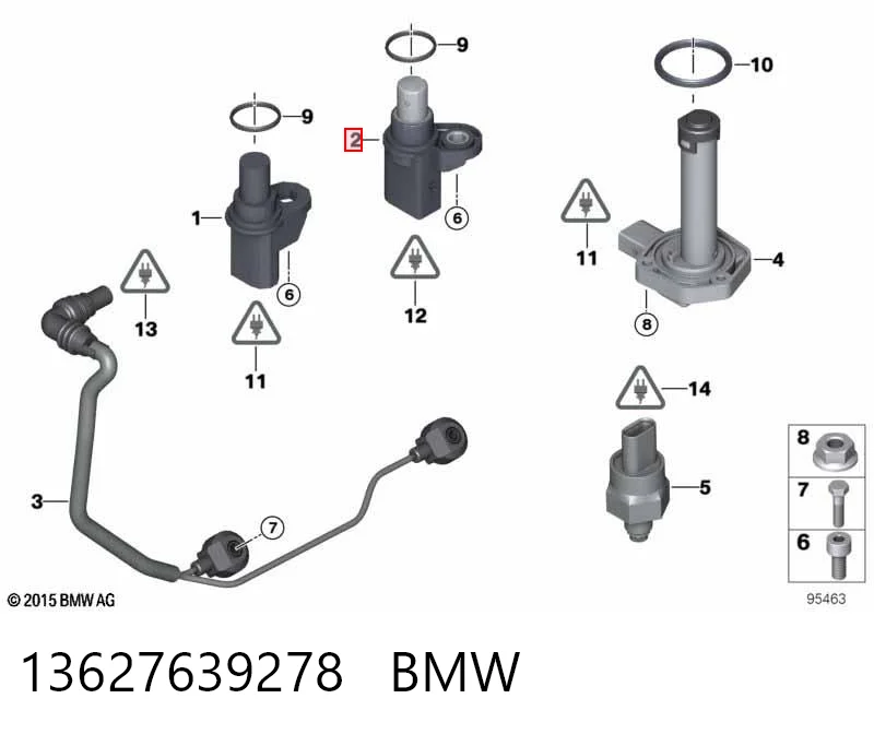 Датчик розподільного вала на BMW 7  E65, E66, E67