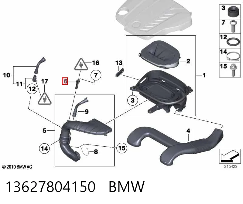 13627804150 BMW Датчик витрати повітря