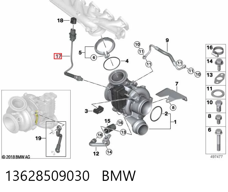 13628509030 BMW Датчик кисню