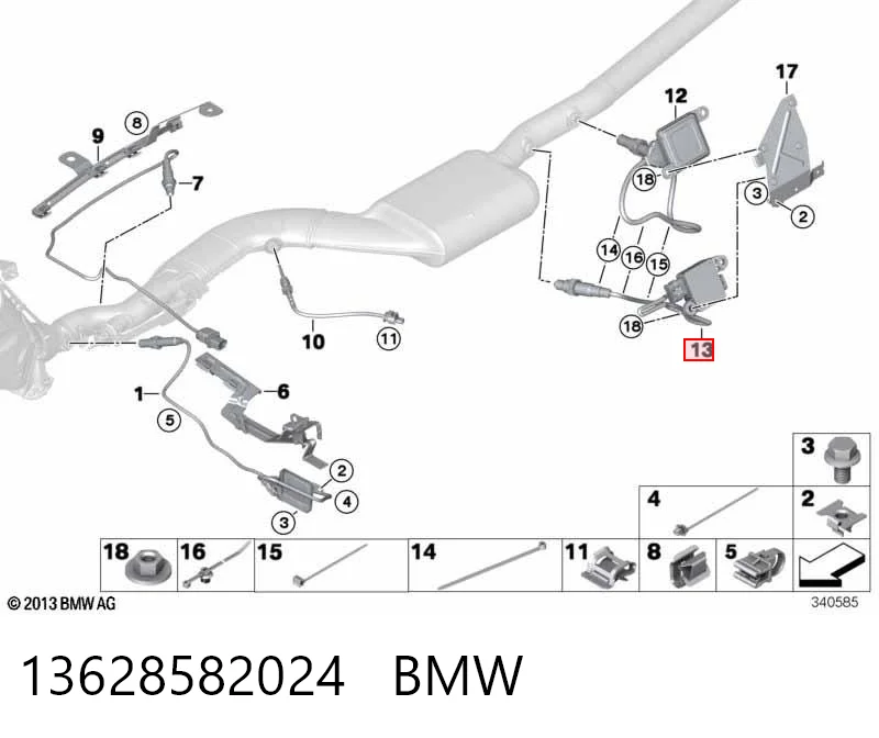 Купити 281007682 Bosch Датчик тиску вихлопних газів