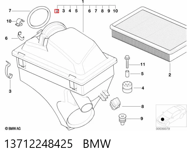 Купити LX693 Mahle Original Автомобільний фільтр повітря