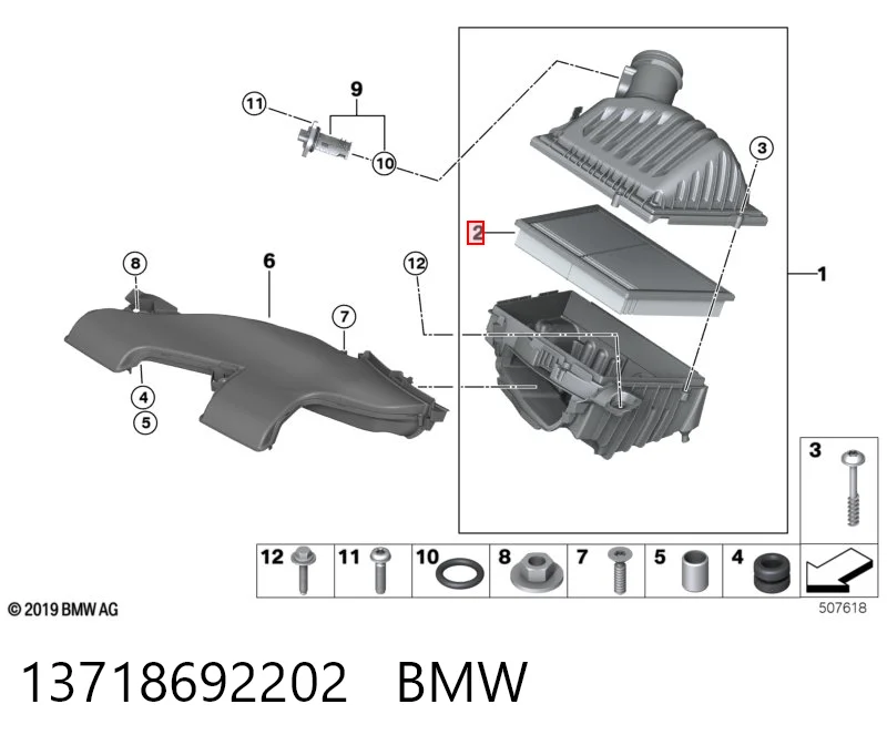  Повітряний фільтр Audi A6 