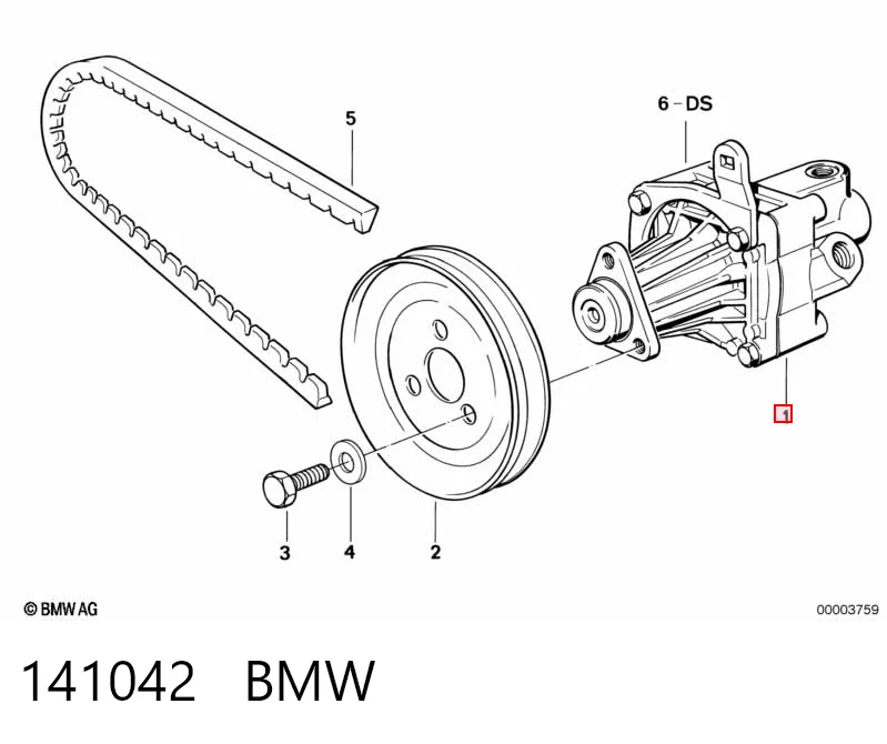 141042 BMW Насос гідропідсилювача