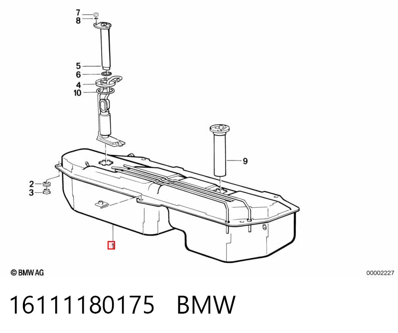  Паливний бак BMW 3 