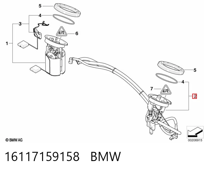 Паливний насос BMW 3 