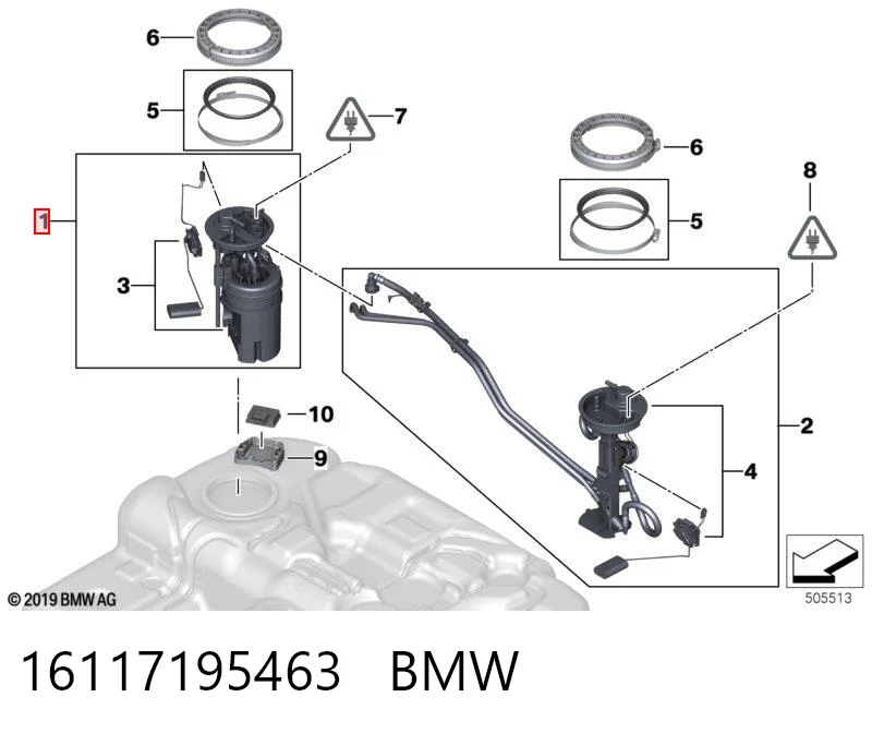  Бензонасос BMW X5 