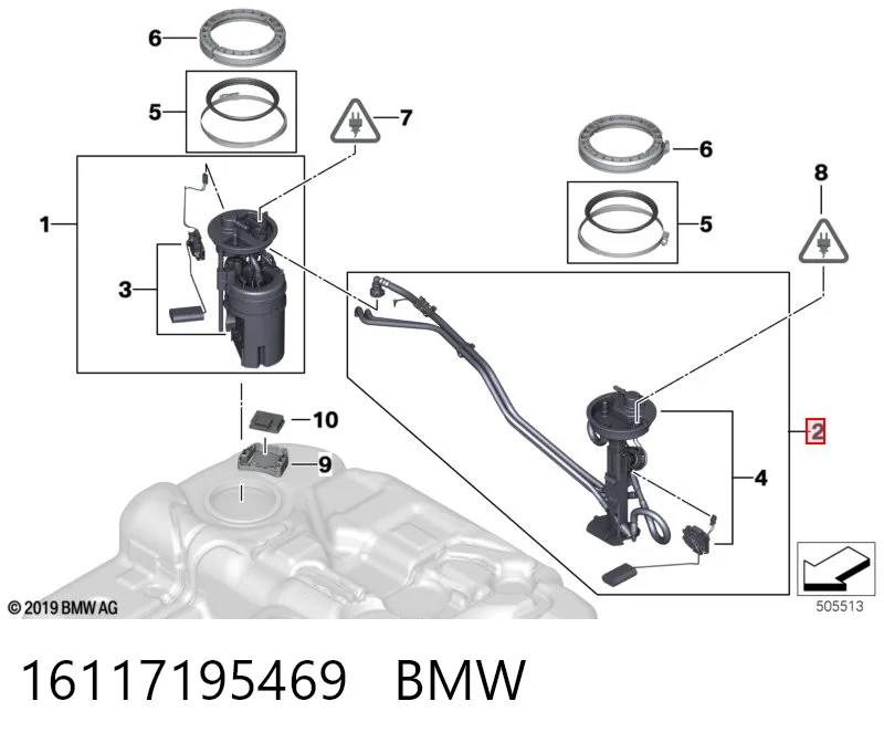 16117195469 BMW Електробензонасос