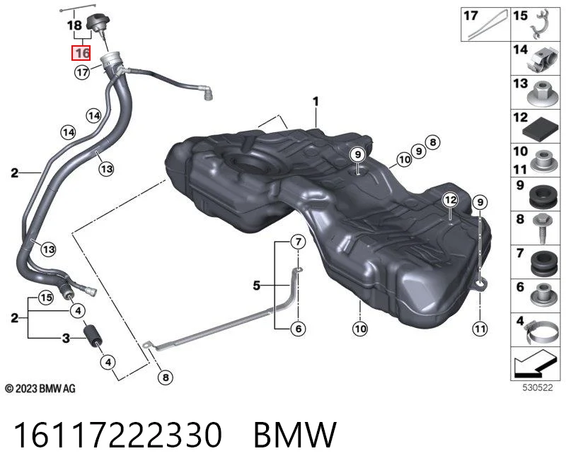 Пробка бензобаку 77300WAA01 Toyota