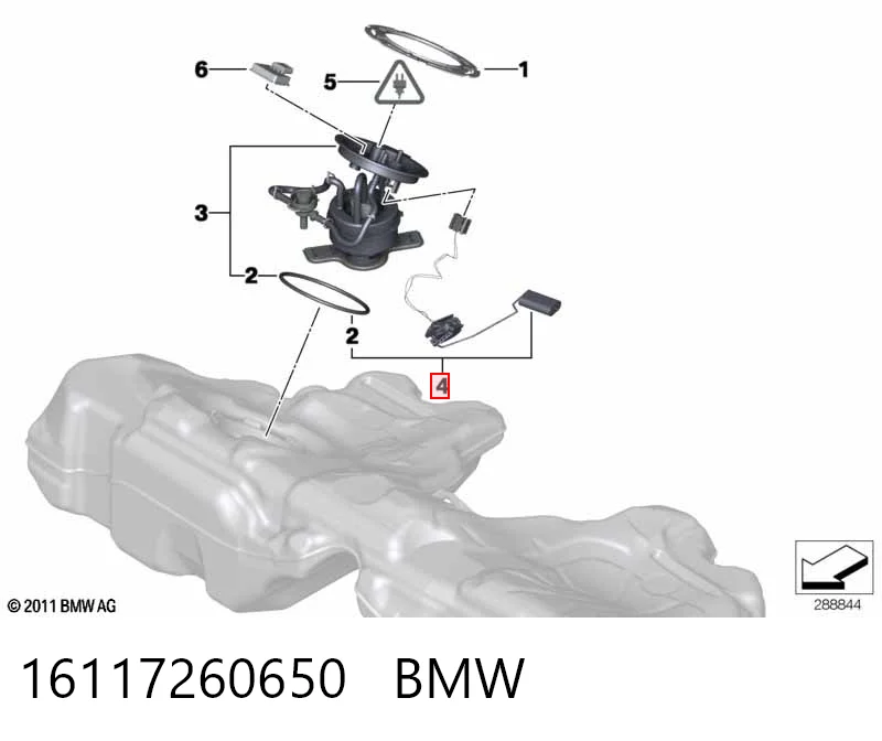  Датчик рівня палива BMW 5 