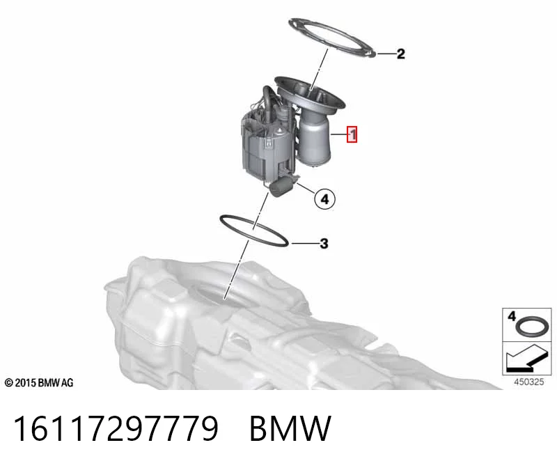 16117297779 BMW Електробензонасос