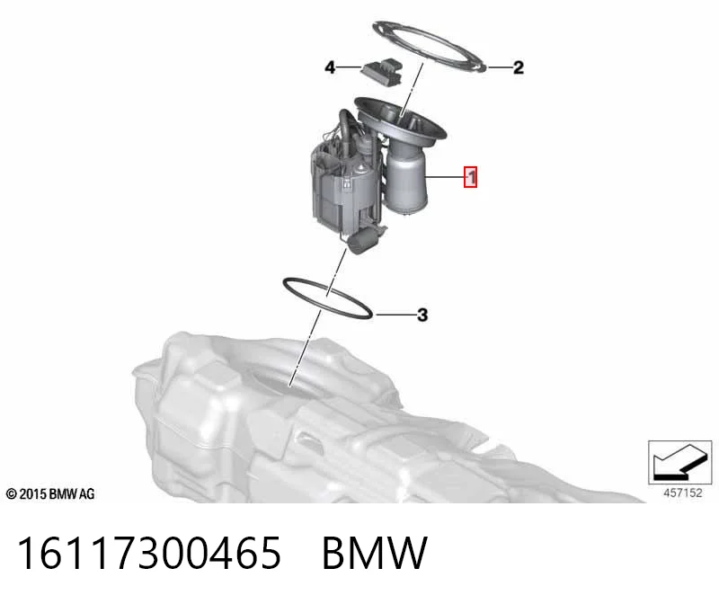 16117300465 BMW Електробензонасос