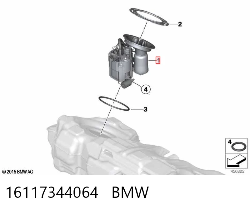 16117344064 BMW Електробензонасос