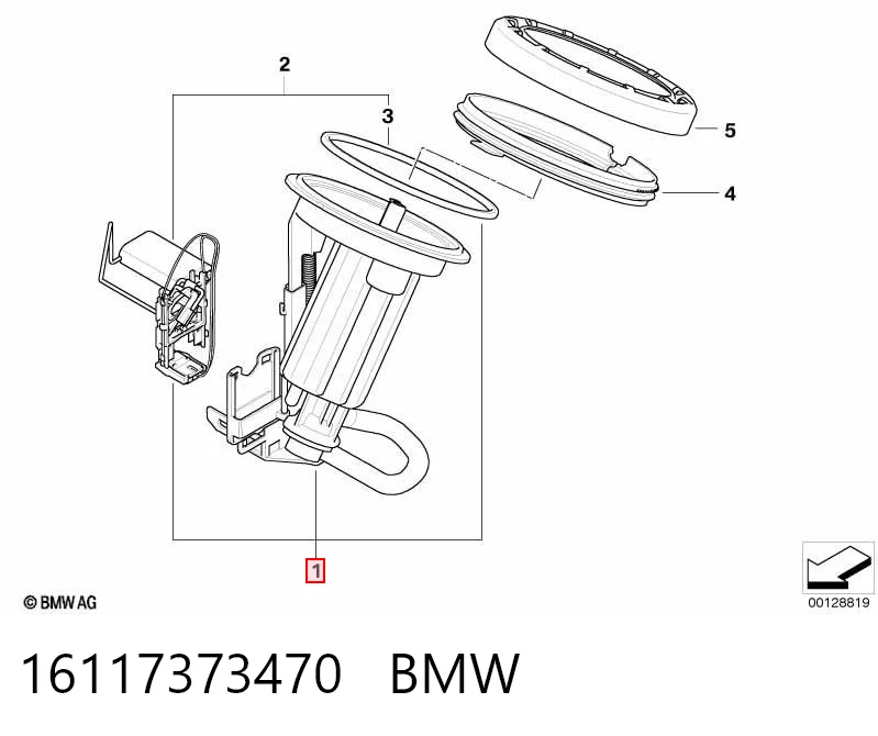 Купити 6765826 BMW Насос занурювальний в баці
