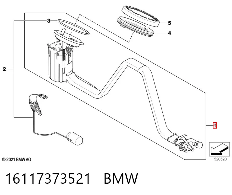 16117373521 BMW Електробензонасос