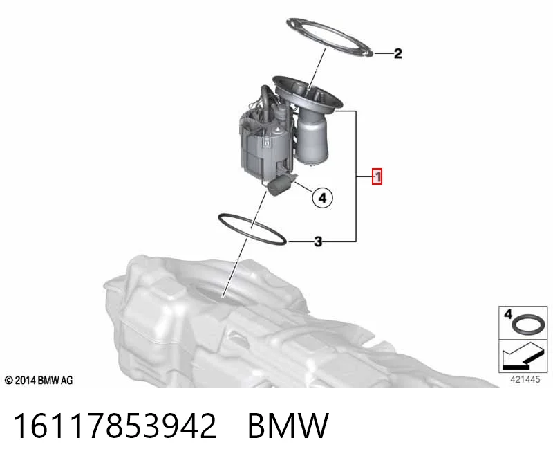 16117853942 BMW Електробензонасос