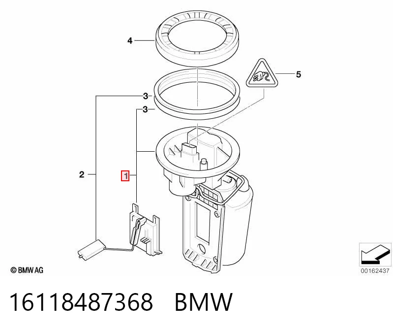 16118487368 BMW Електробензонасос