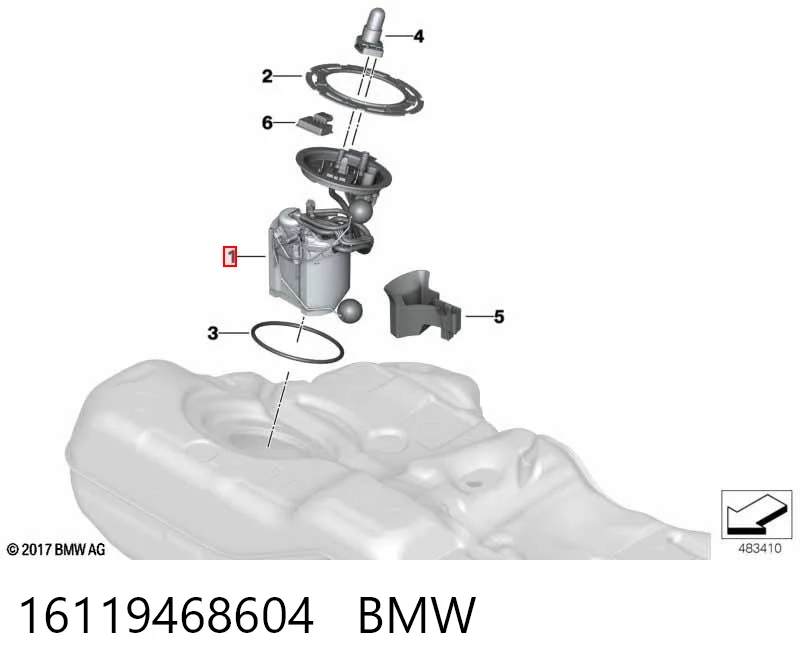 16119468604 BMW Електробензонасос