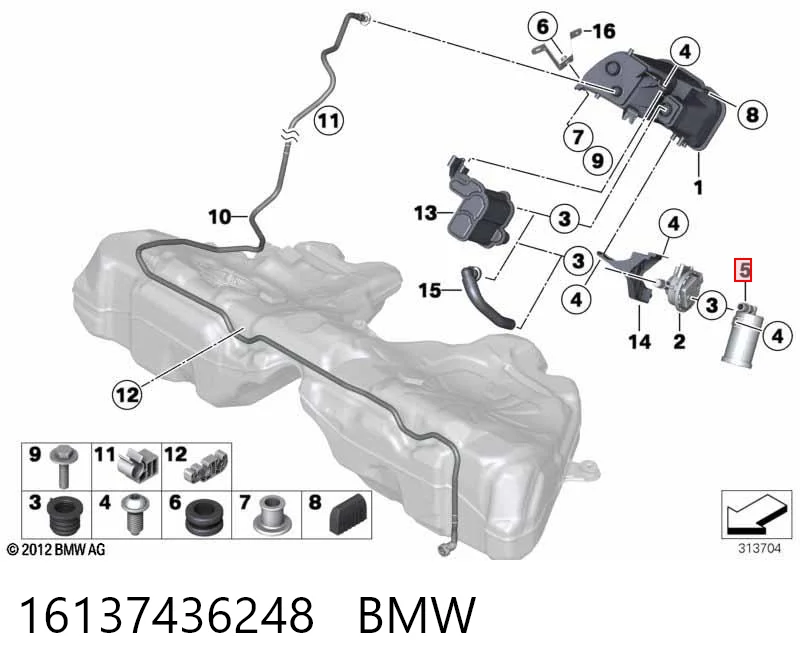  BMW 16137446754 ціна, від 14.11 USD