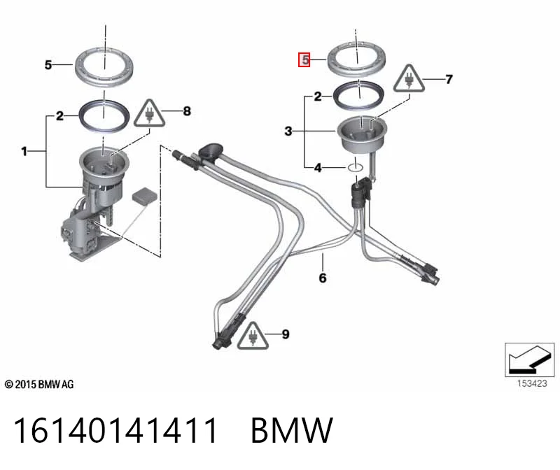 Купити 6762417 BMW Кришка паливного насоса
