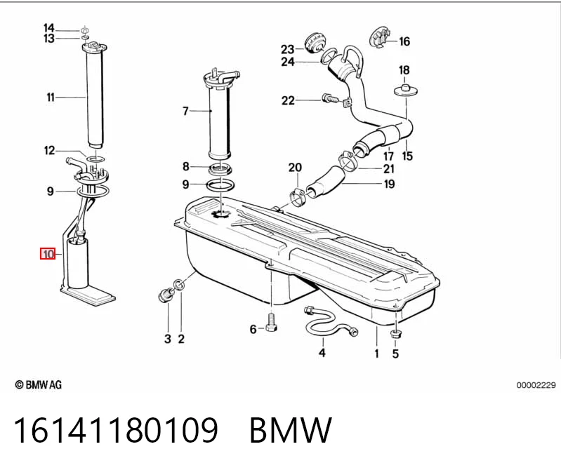 Бензонасос 228220004002Z Continental/Siemens
