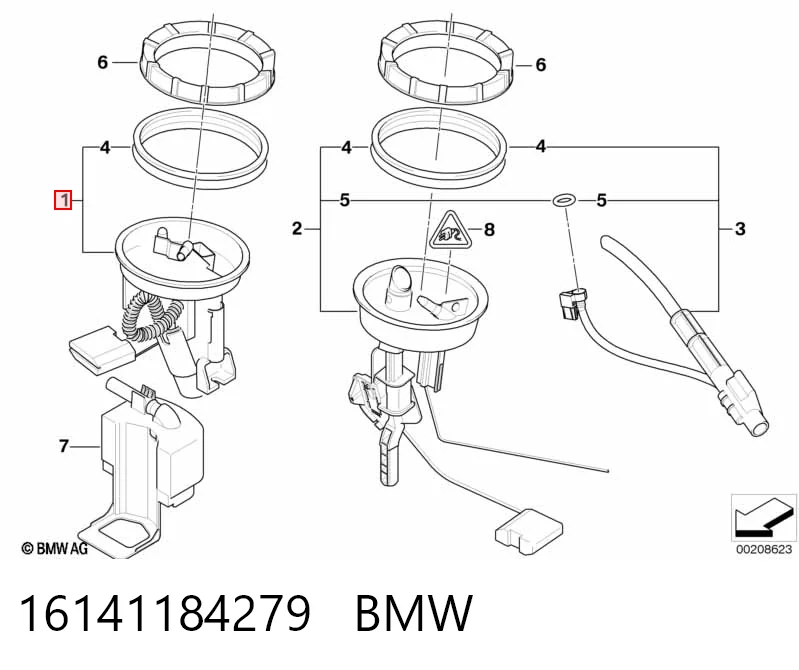 16141184279 BMW Електробензонасос
