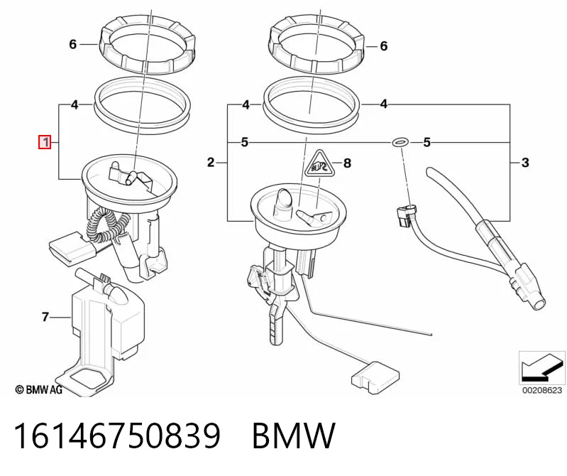 16146750839 BMW Електробензонасос